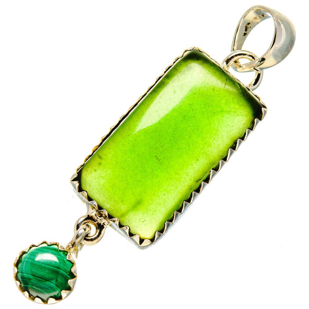 Nephrite Jade Pendants handcrafted by Ana Silver Co - PD756649