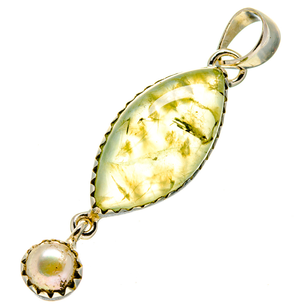 Prehnite Pendants handcrafted by Ana Silver Co - PD756651