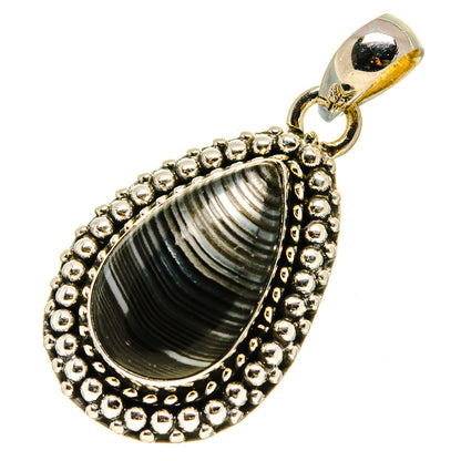 Psilomelane Pendants handcrafted by Ana Silver Co - PD756668