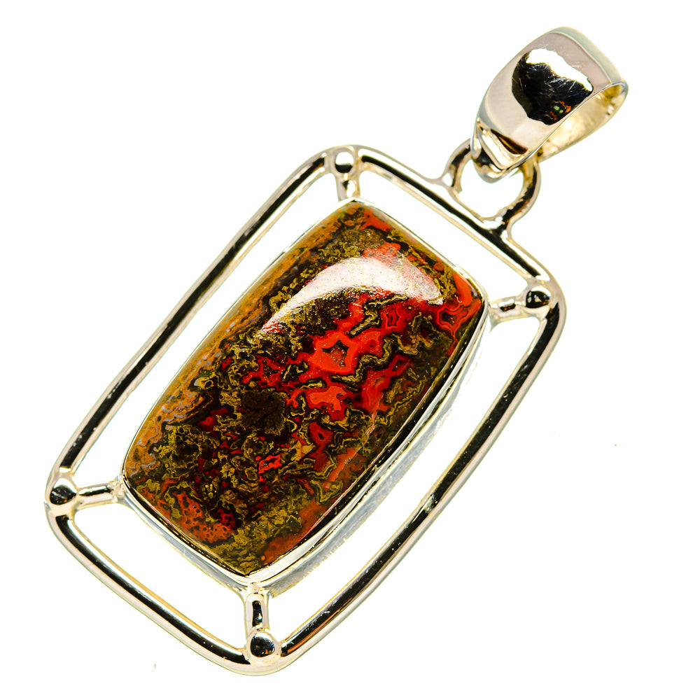 Moroccan Agate Pendants handcrafted by Ana Silver Co - PD756673
