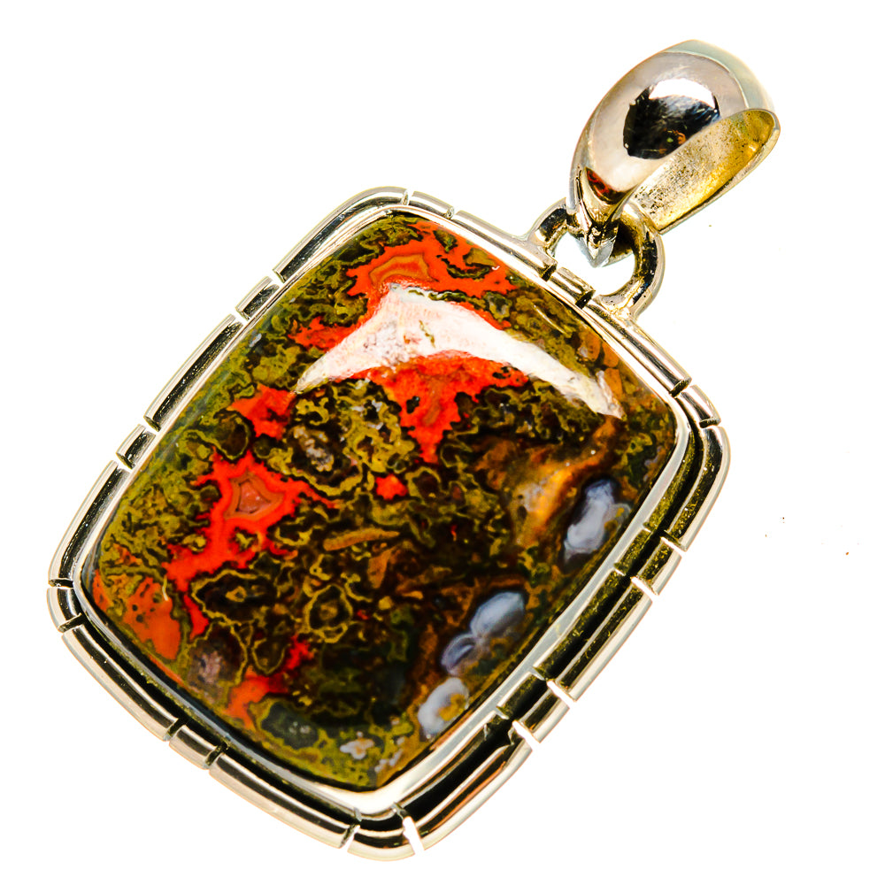 Moroccan Agate Pendants handcrafted by Ana Silver Co - PD756677