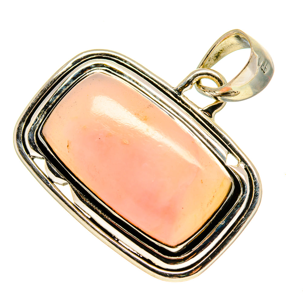 Pink Opal Pendants handcrafted by Ana Silver Co - PD756703