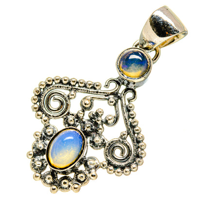 Ethiopian Opal Pendants handcrafted by Ana Silver Co - PD756707
