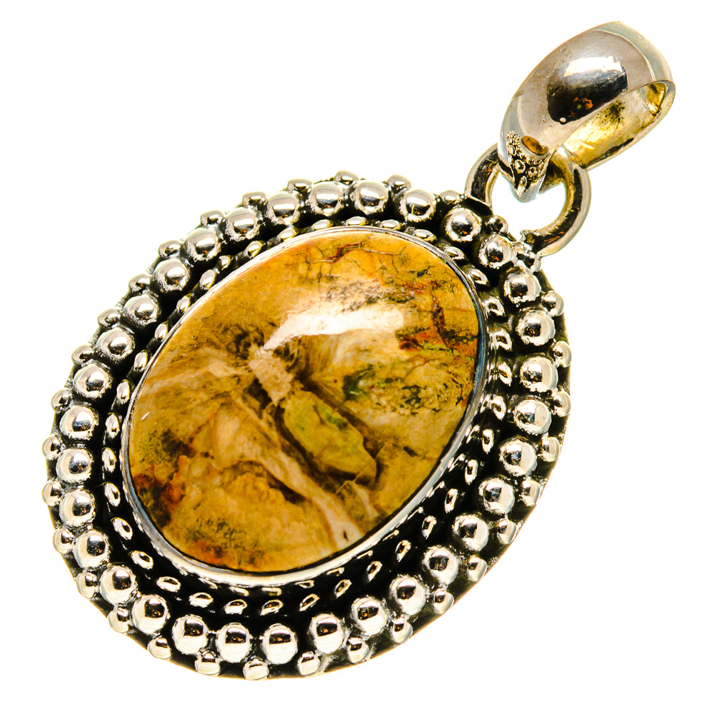 Petrified Wood Pendants handcrafted by Ana Silver Co - PD756719