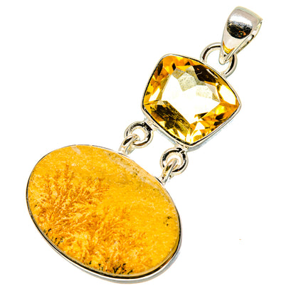 Germany Psilomelane Dendrite Pendants handcrafted by Ana Silver Co - PD756725