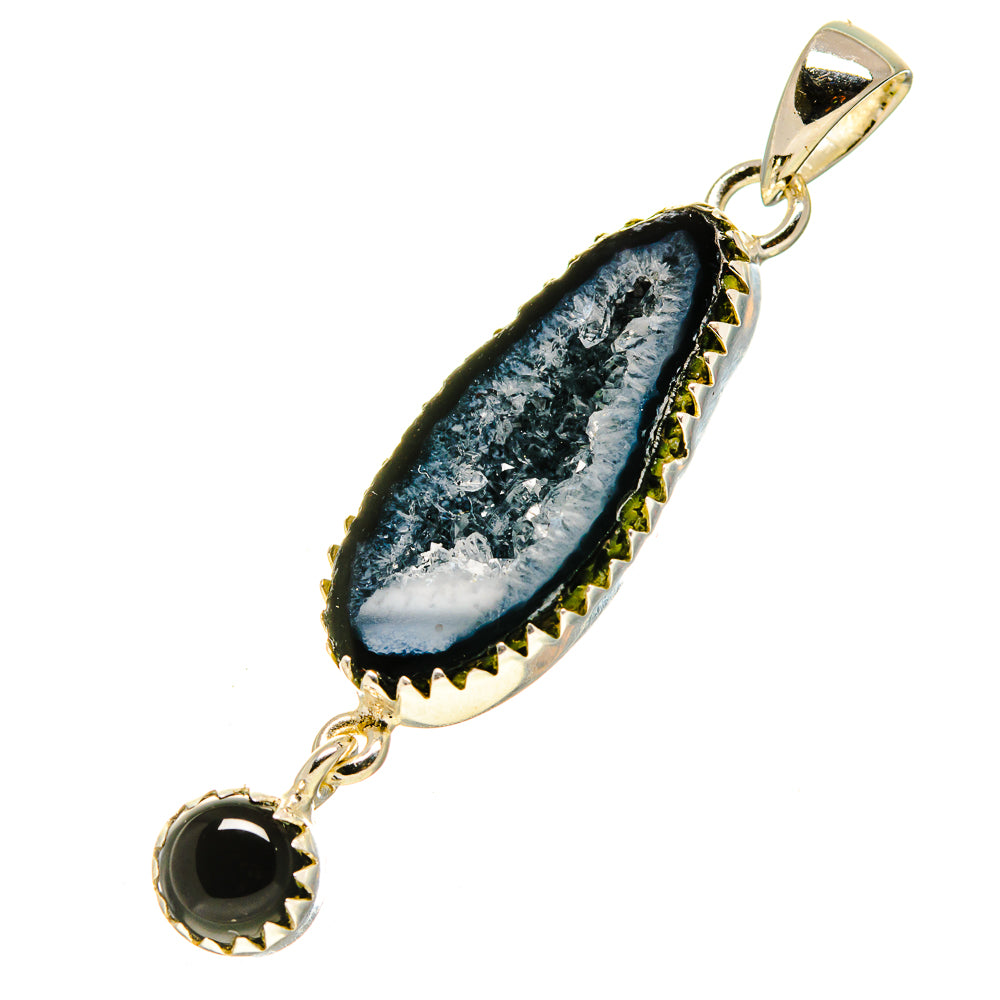 Coconut Geode Slice Pendants handcrafted by Ana Silver Co - PD756727
