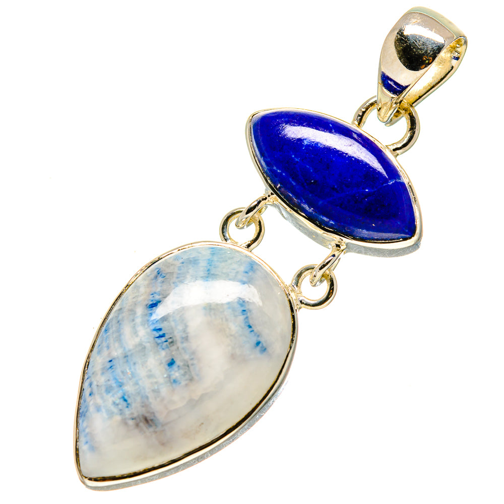 Blue Scheelite Pendants handcrafted by Ana Silver Co - PD756731