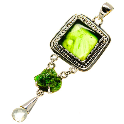 Nephrite Jade Pendants handcrafted by Ana Silver Co - PD756733