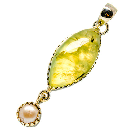Prehnite Pendants handcrafted by Ana Silver Co - PD756738