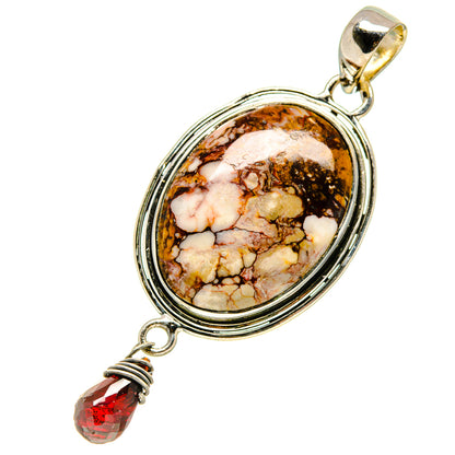 Peanut Wood Jasper Pendants handcrafted by Ana Silver Co - PD756745