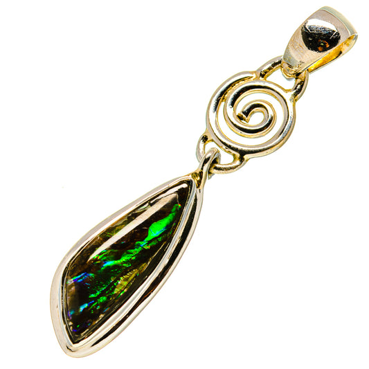 Ammolite Pendants handcrafted by Ana Silver Co - PD756747