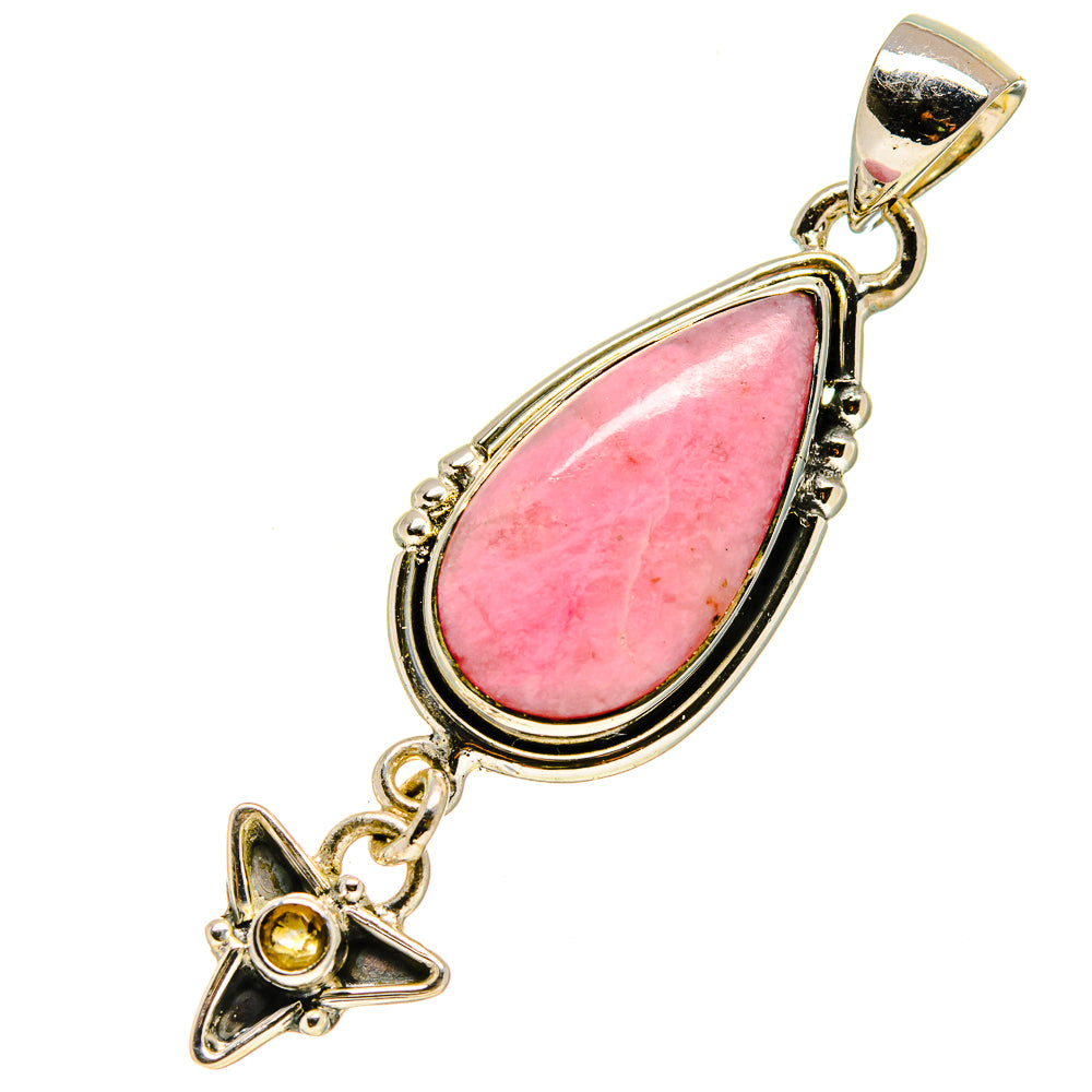 Pink Opal Pendants handcrafted by Ana Silver Co - PD756748