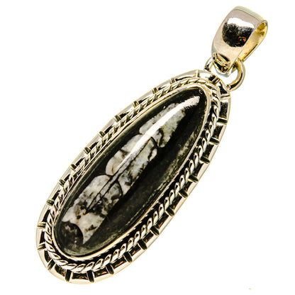 Orthoceras Fossil Pendants handcrafted by Ana Silver Co - PD756754