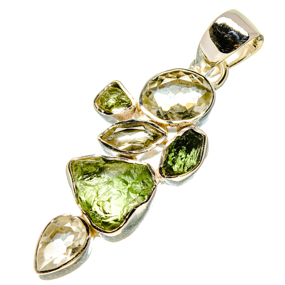 Moldavite Pendants handcrafted by Ana Silver Co - PD756757