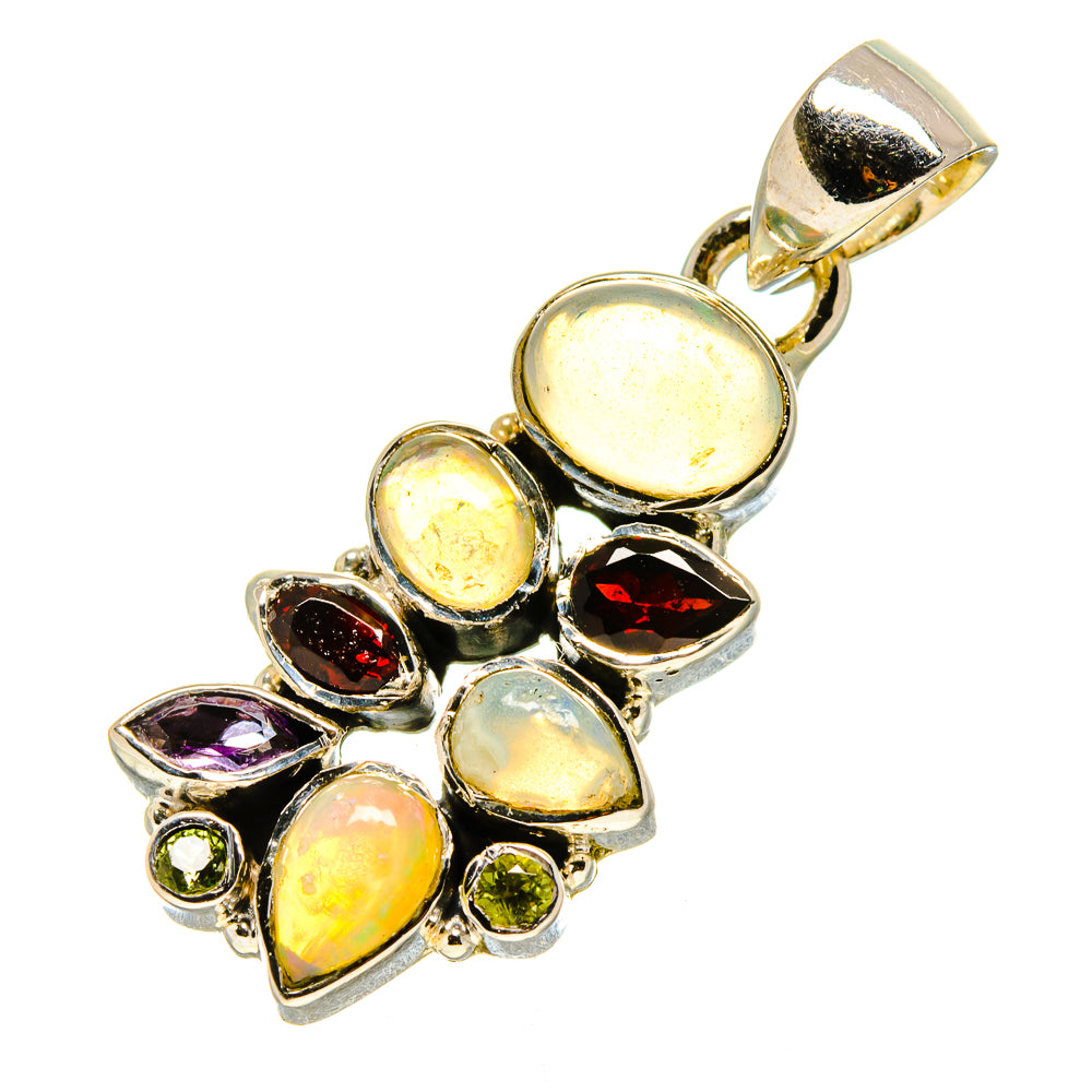 Ethiopian Opal Pendants handcrafted by Ana Silver Co - PD756758