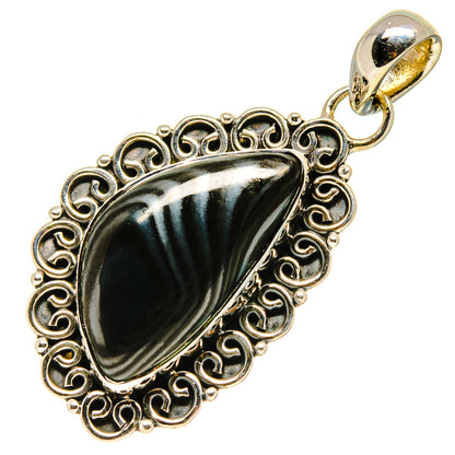 Psilomelane Pendants handcrafted by Ana Silver Co - PD756760