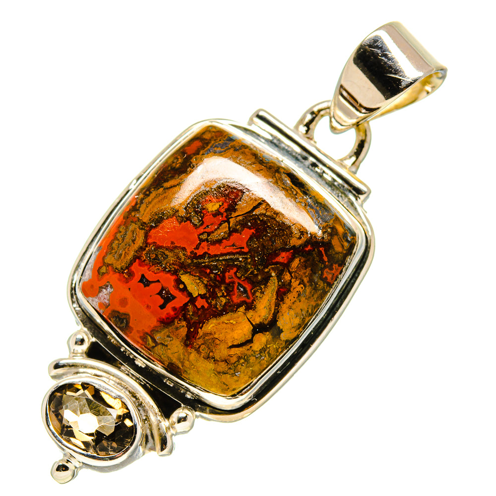 Moroccan Agate Pendants handcrafted by Ana Silver Co - PD756768