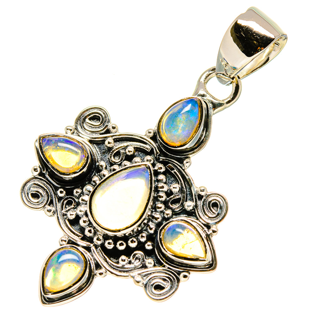 Ethiopian Opal Pendants handcrafted by Ana Silver Co - PD756772