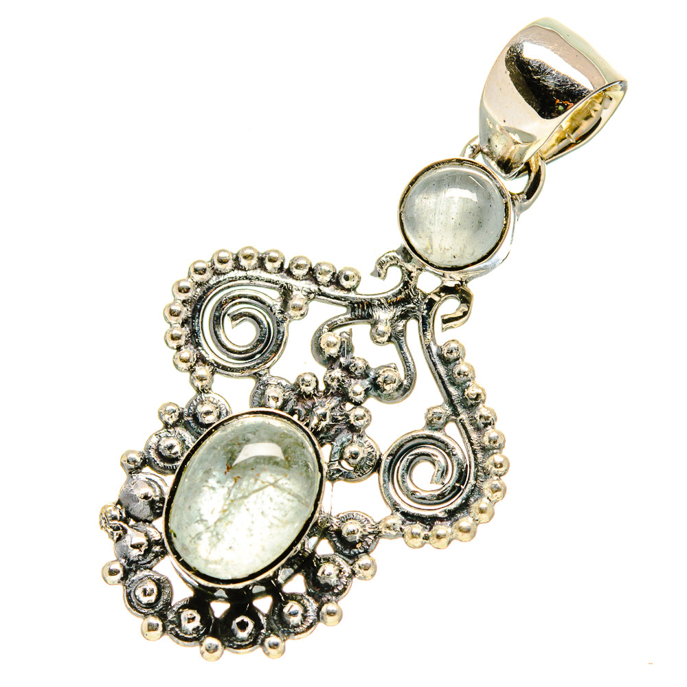 Aquamarine Pendants handcrafted by Ana Silver Co - PD756773