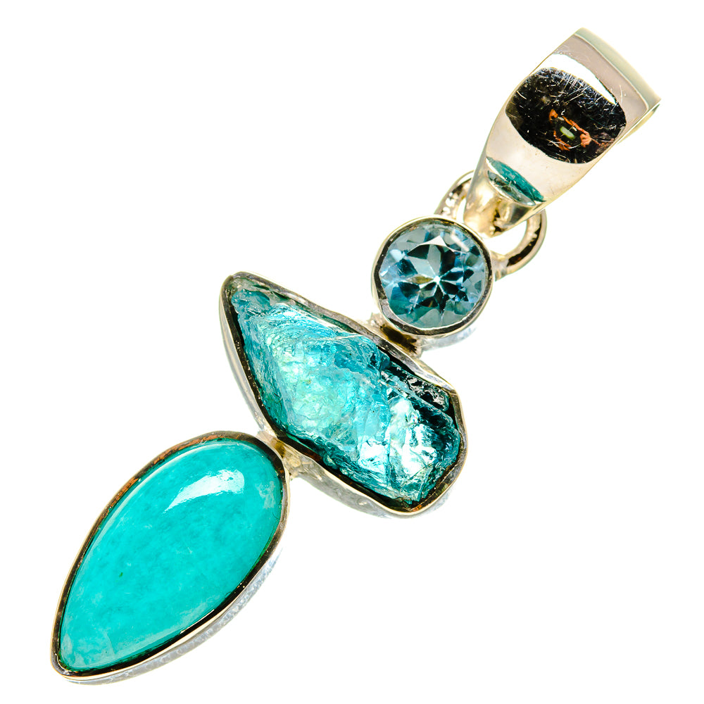 Amazonite Pendants handcrafted by Ana Silver Co - PD756777