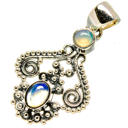 Ethiopian Opal Pendants handcrafted by Ana Silver Co - PD756781