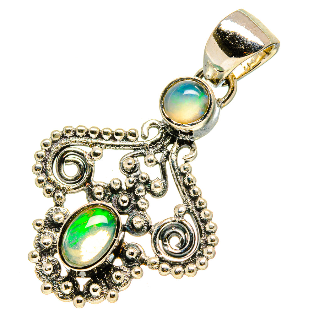 Ethiopian Opal Pendants handcrafted by Ana Silver Co - PD756791