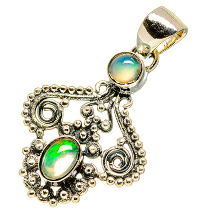 Ethiopian Opal Pendants handcrafted by Ana Silver Co - PD756791