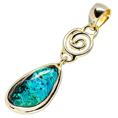 Chrysocolla Pendants handcrafted by Ana Silver Co - PD756798