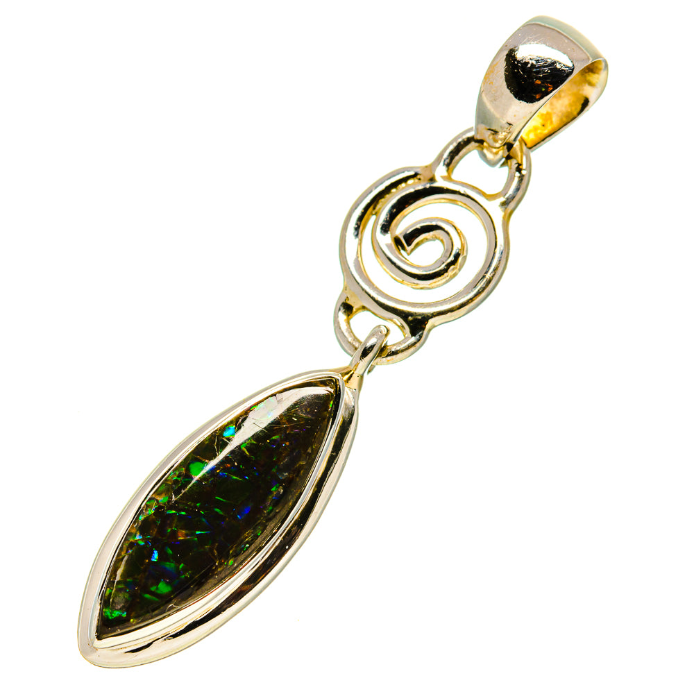 Ammolite Pendants handcrafted by Ana Silver Co - PD756815