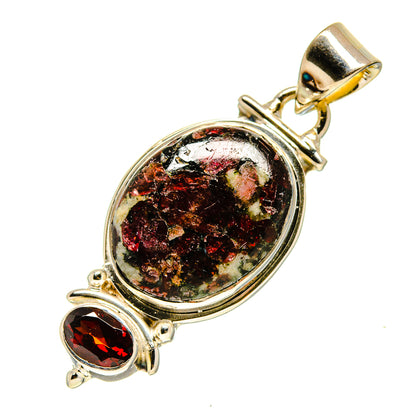 Russian Eudialyte Pendants handcrafted by Ana Silver Co - PD756831