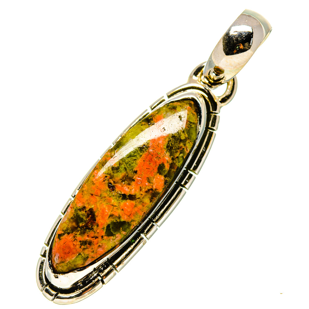 Unakite Pendants handcrafted by Ana Silver Co - PD756836
