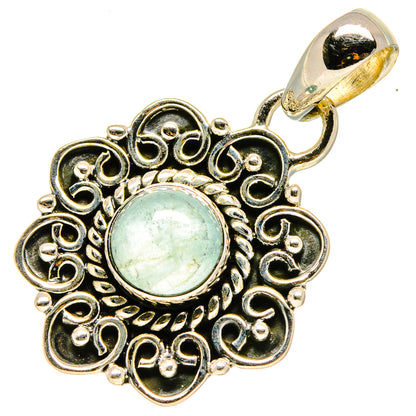 Aquamarine Pendants handcrafted by Ana Silver Co - PD756852