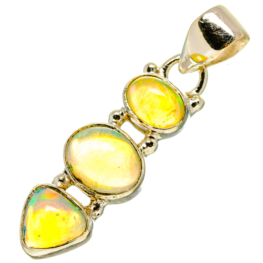 Ethiopian Opal Pendants handcrafted by Ana Silver Co - PD756853