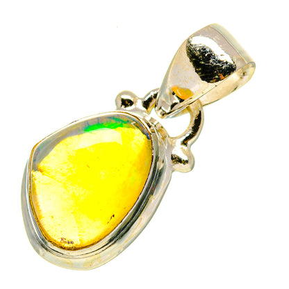 Ethiopian Opal Pendants handcrafted by Ana Silver Co - PD756861