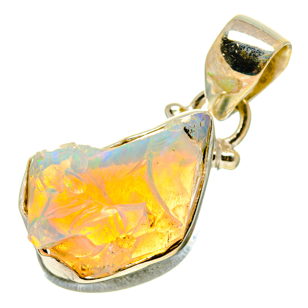 Ethiopian Opal Pendants handcrafted by Ana Silver Co - PD756868