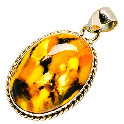 Peanut Wood Jasper Pendants handcrafted by Ana Silver Co - PD756872