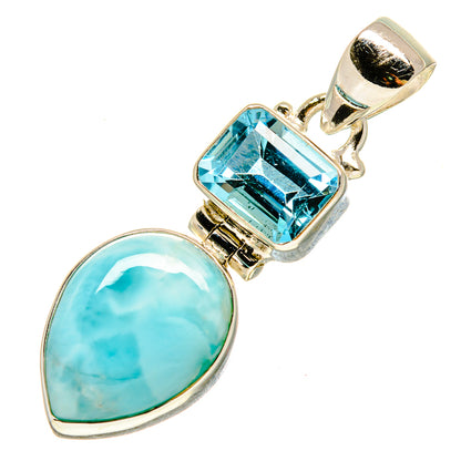 Larimar Pendants handcrafted by Ana Silver Co - PD756886
