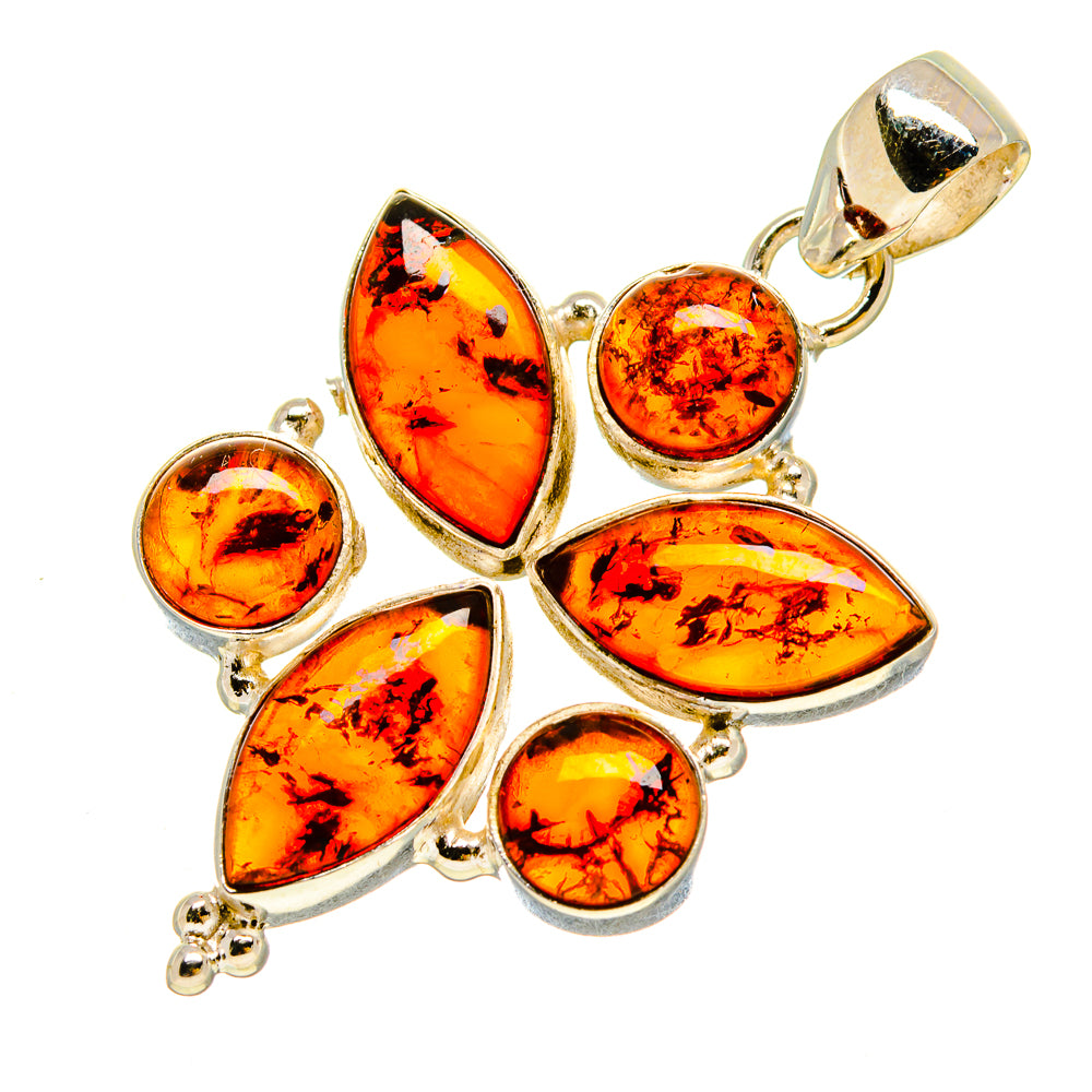 Baltic Amber Pendants handcrafted by Ana Silver Co - PD756903