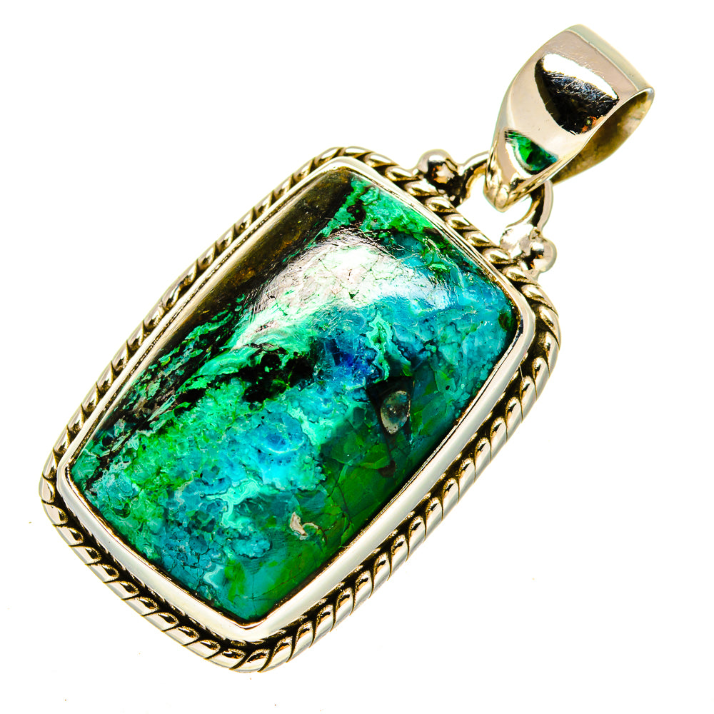 Chrysocolla Pendants handcrafted by Ana Silver Co - PD756908