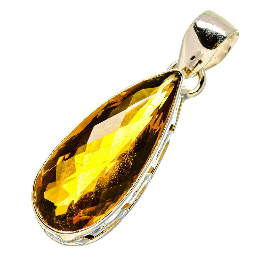Lemon Quartz Pendants handcrafted by Ana Silver Co - PD756912