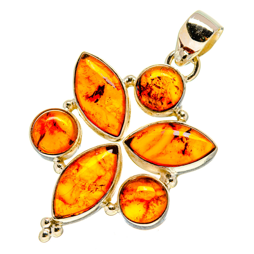 Baltic Amber Pendants handcrafted by Ana Silver Co - PD756916