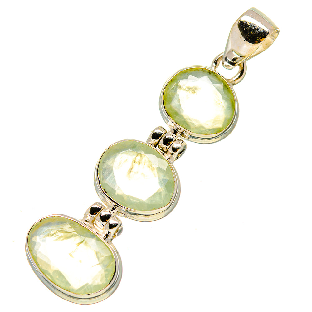 Prehnite Pendants handcrafted by Ana Silver Co - PD756919