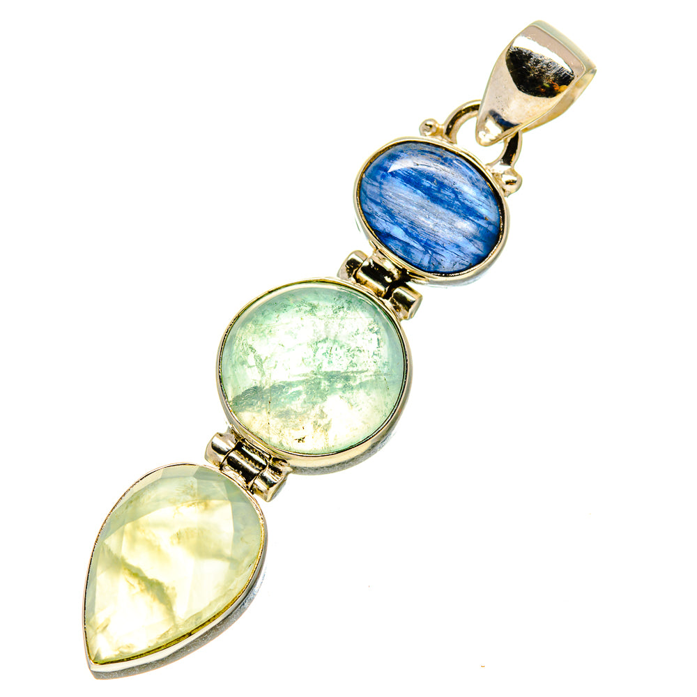 Prehnite Pendants handcrafted by Ana Silver Co - PD756922
