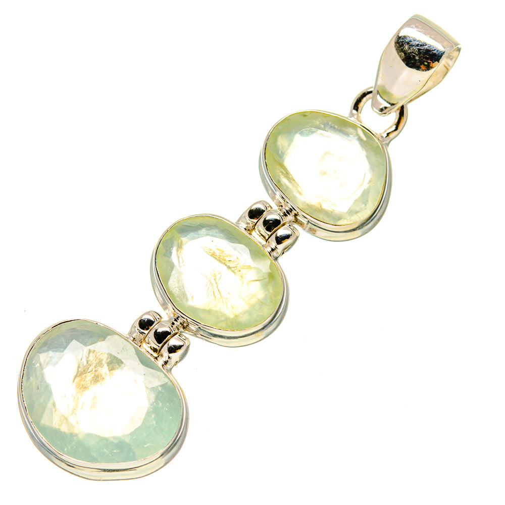 Prehnite Pendants handcrafted by Ana Silver Co - PD756923