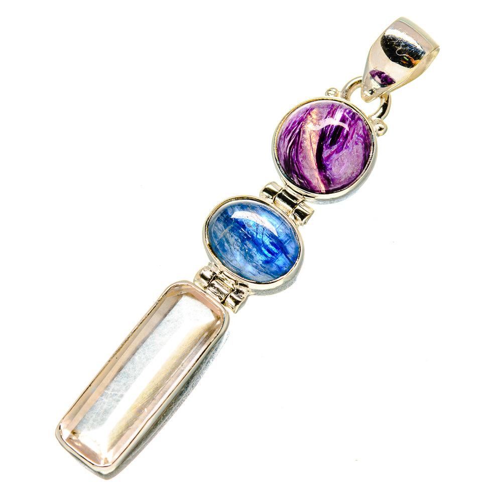 White Quartz Pendants handcrafted by Ana Silver Co - PD756927