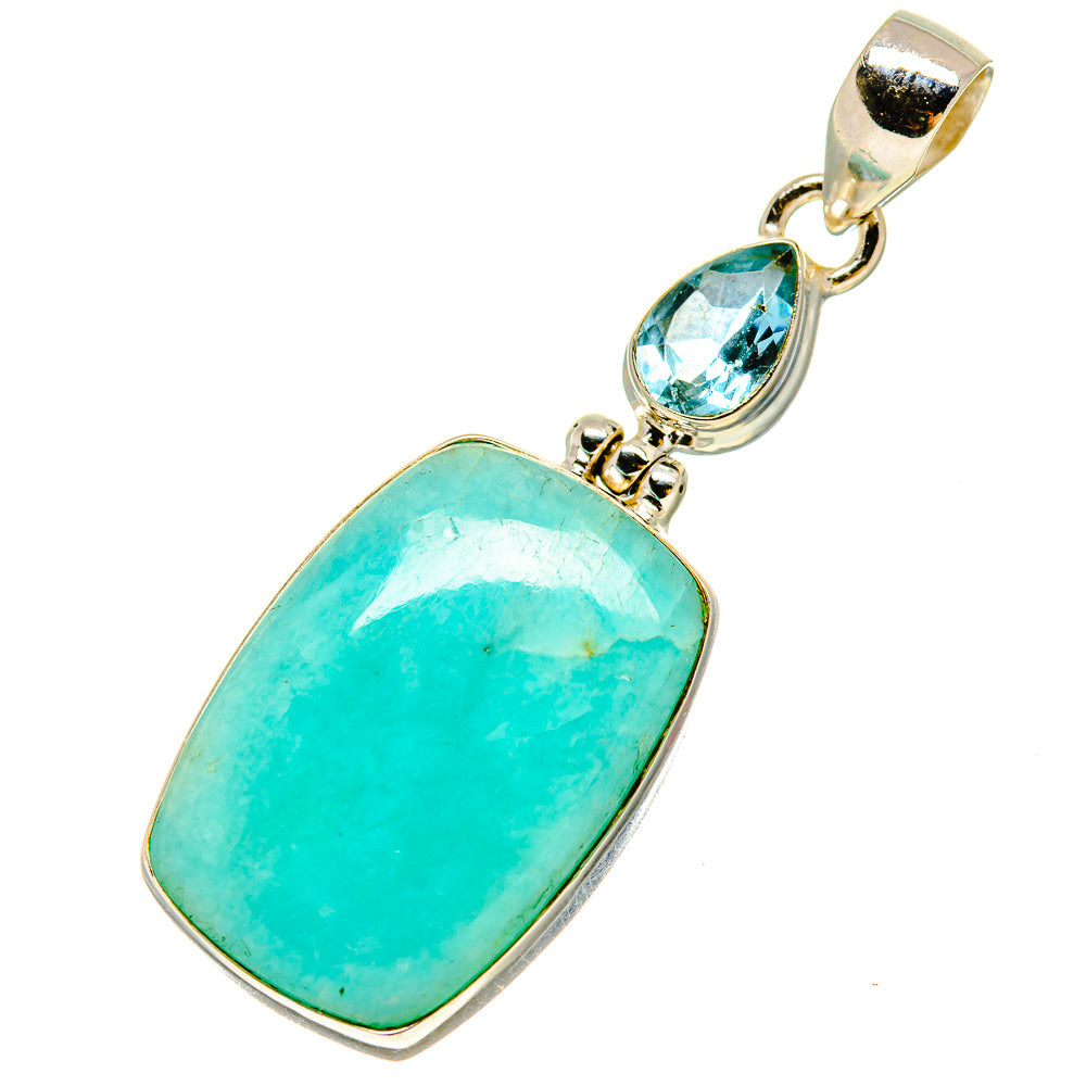 Amazonite Pendants handcrafted by Ana Silver Co - PD756929