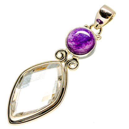 White Quartz Pendants handcrafted by Ana Silver Co - PD756937