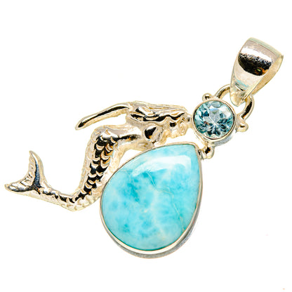 Larimar Pendants handcrafted by Ana Silver Co - PD756950