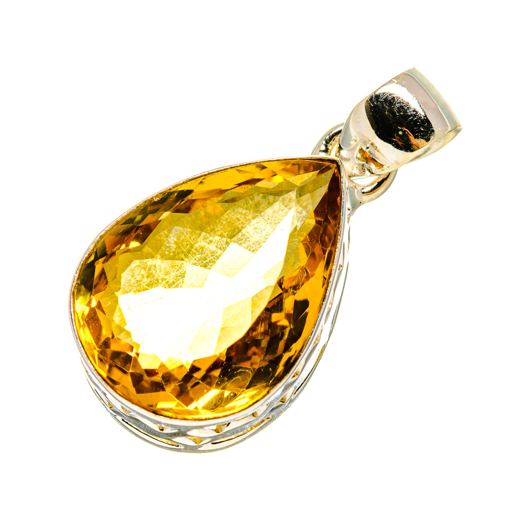 Lemon Quartz Pendants handcrafted by Ana Silver Co - PD756961