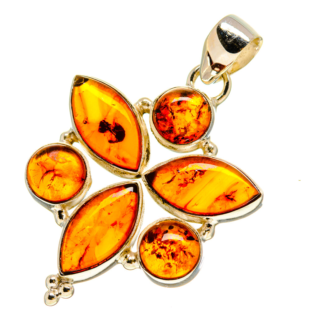 Baltic Amber Pendants handcrafted by Ana Silver Co - PD756966